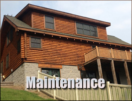  New Bavaria, Ohio Log Home Maintenance