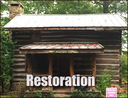 Historic Log Cabin Restoration  New Bavaria, Ohio